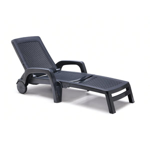 Bica Miami Outdoor Sun Lounger, Grey