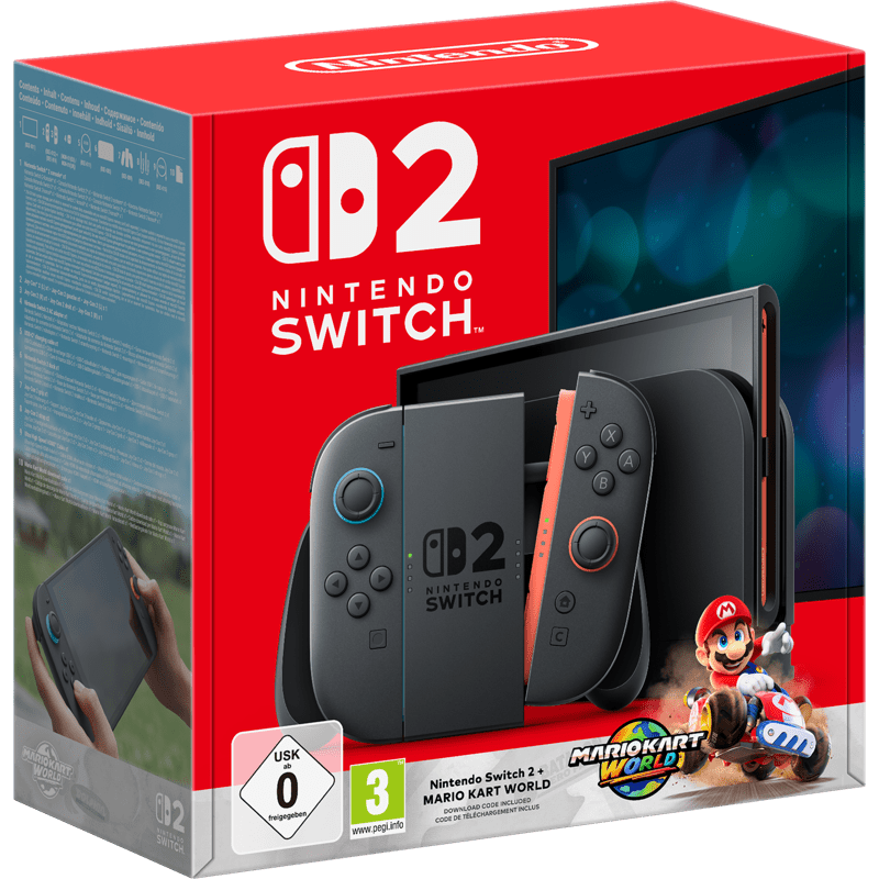 Nintendo Switch 2 Console + Mario Kart World Game Bundle
