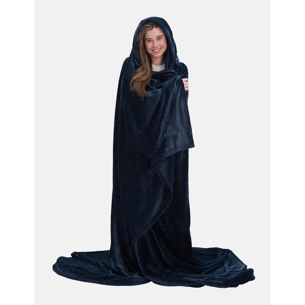 The Comfy Dream Big Throw Blanket, Blue
