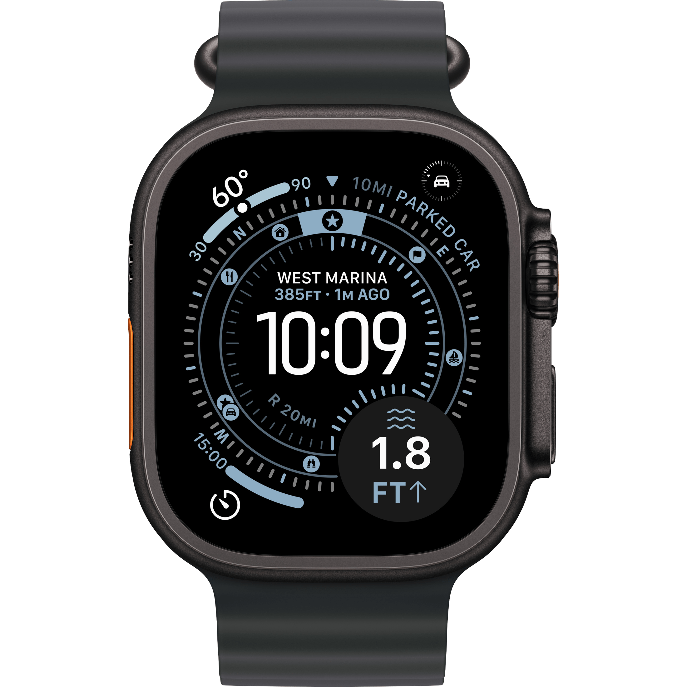Apple Watch Ultra 3 GPS + Cellular 49 mm , Black Titanium