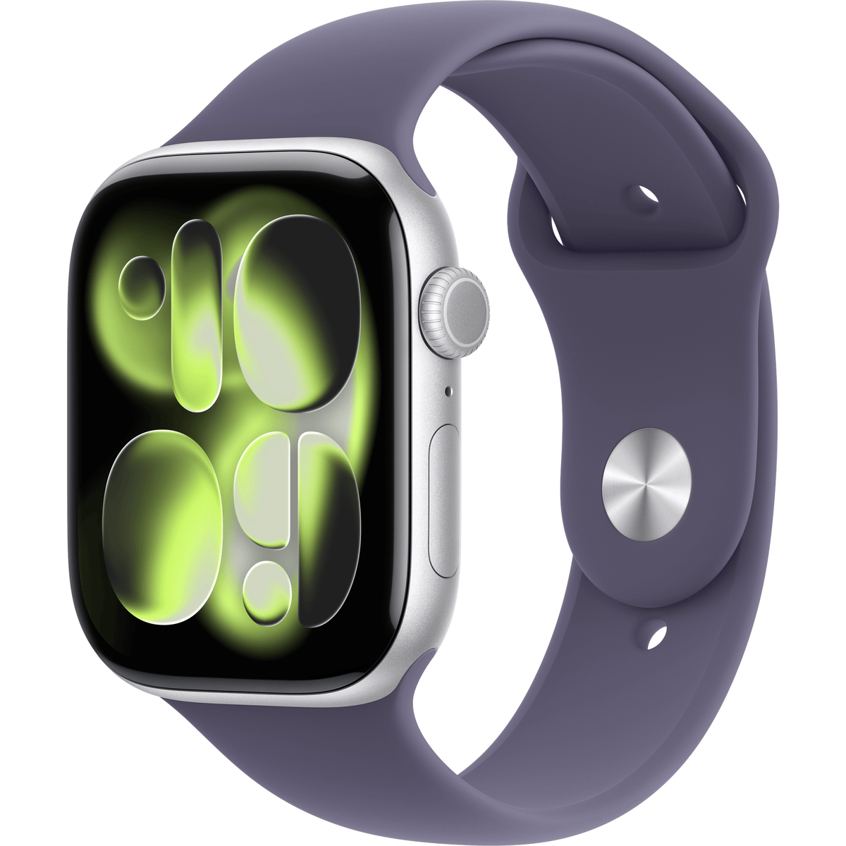 Apple Watch Series 11 GPS + Cellular 46 mm Silver Aluminium Case with Sport Band M/L