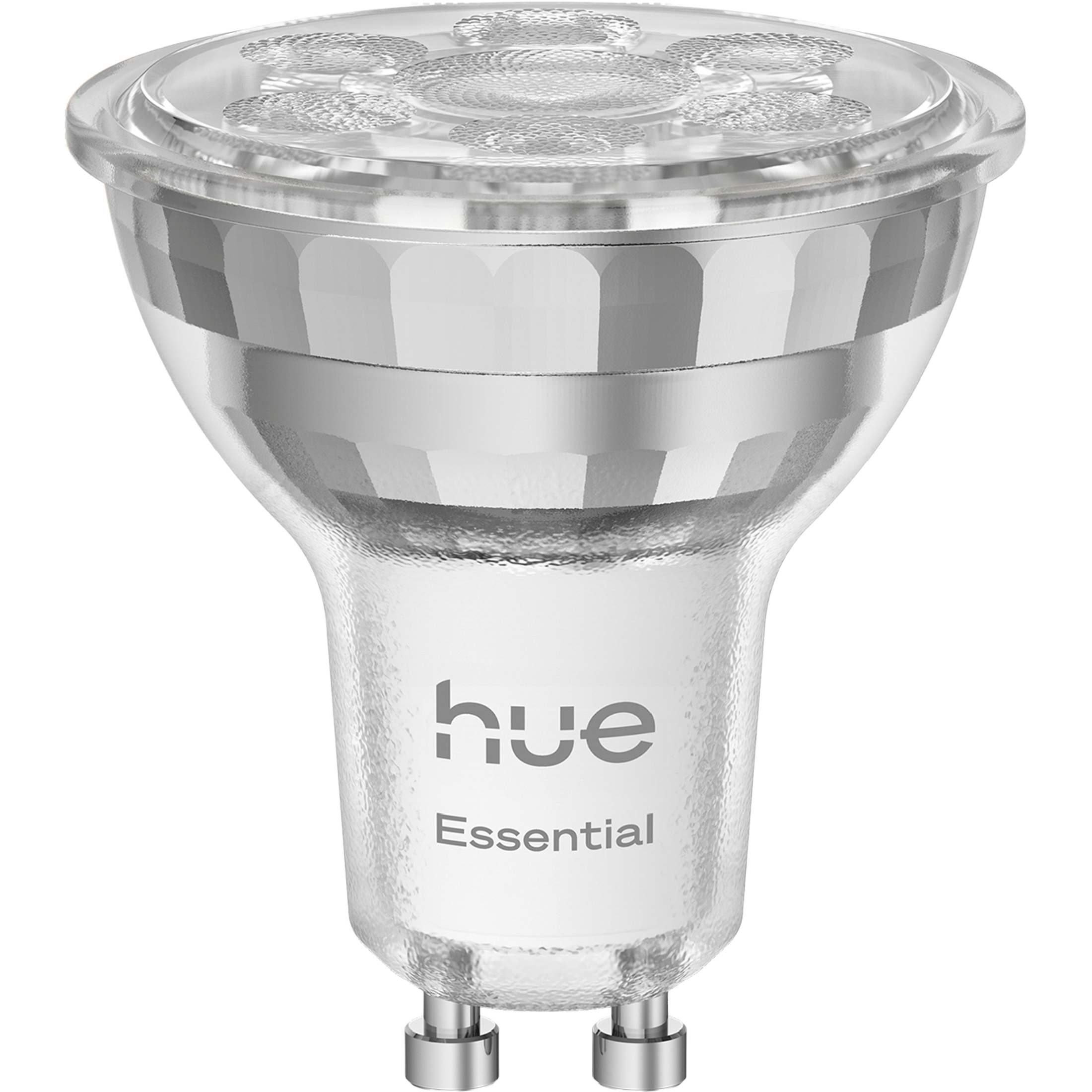 Philips Hue Essential GU10 Spotlight Bulb, 3-pack