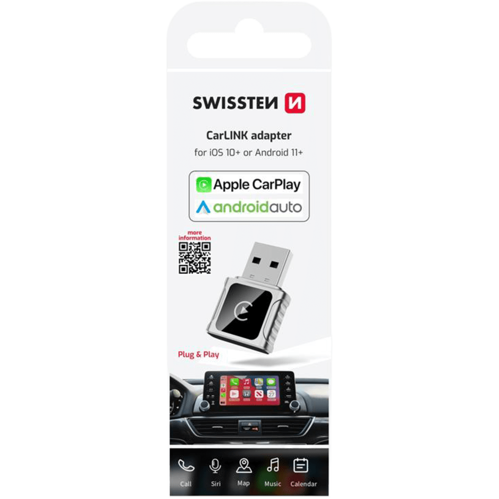 Swissten CarLink USB-A/USB-C Adapter
