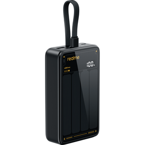realme 45W Cabled Power Bank Obsidian Black EU