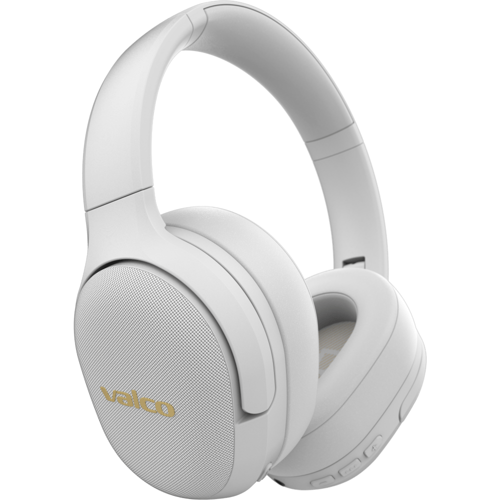 Valco VMK25.2 Wireless Active Noise Cancelling Headphones, White