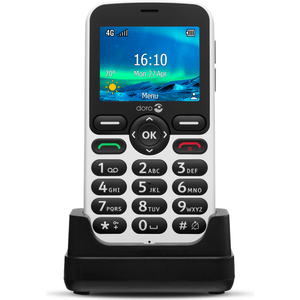 Doro 5861 4G, White/Black