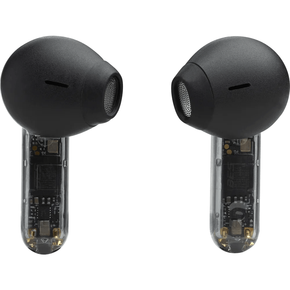 JBL Tune Flex True Wireless Noise Cancelling Earbuds, Transparent Black