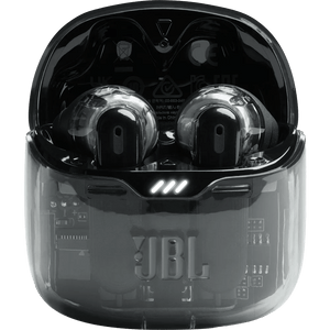 JBL Tune Flex True Wireless Noise Cancelling Earbuds, Transparent Black