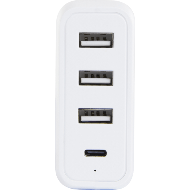 TechnoSmart 4-Port Fast Charger PD QC3.0