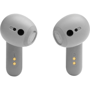 JBL Live Flex Wireless Noise Cancelling Earbuds, Silver