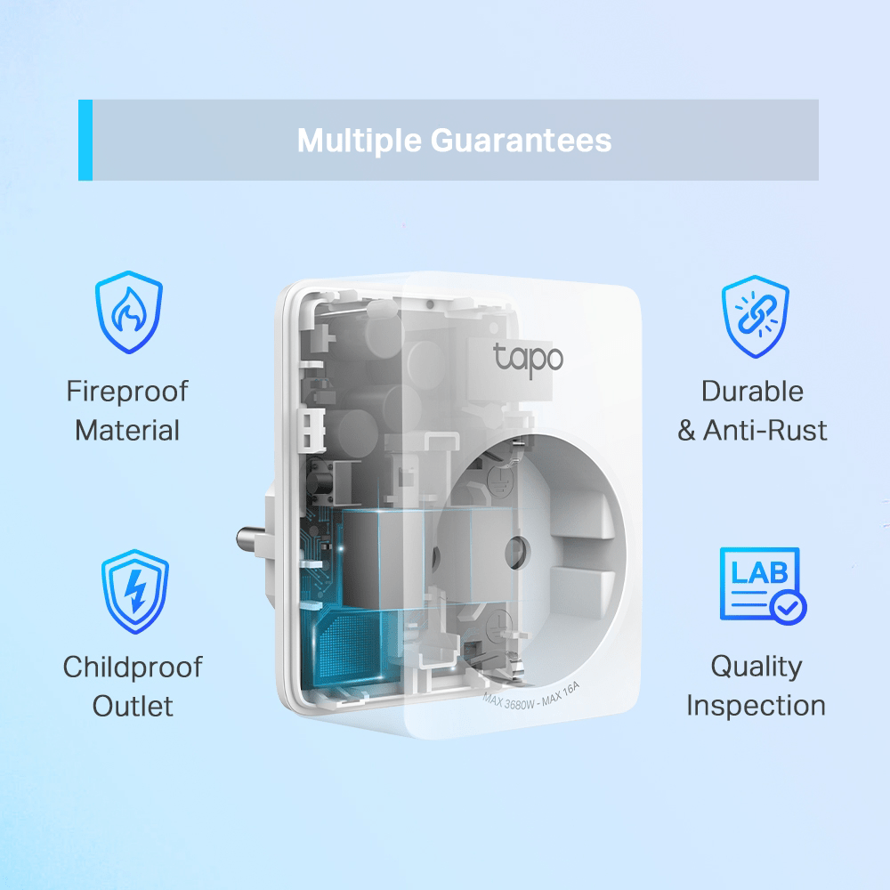 TP-Link Tapo P110 Smart Plug, 4-pack
