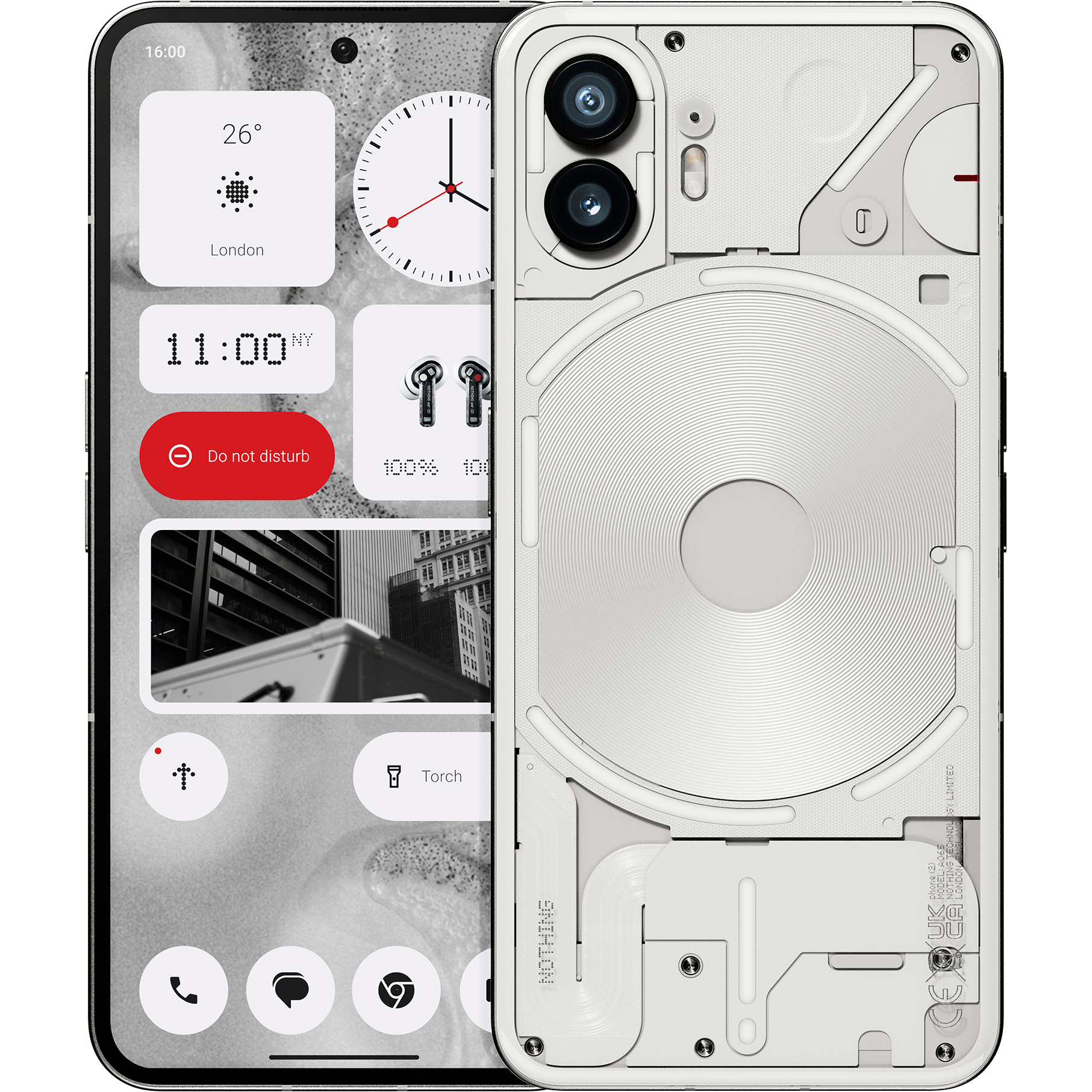 Nothing Phone 2 5G, 512 Gt, White