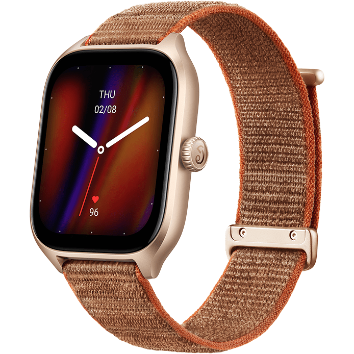 Amazfit GTS 4 Smartwatch, Autumn Brown