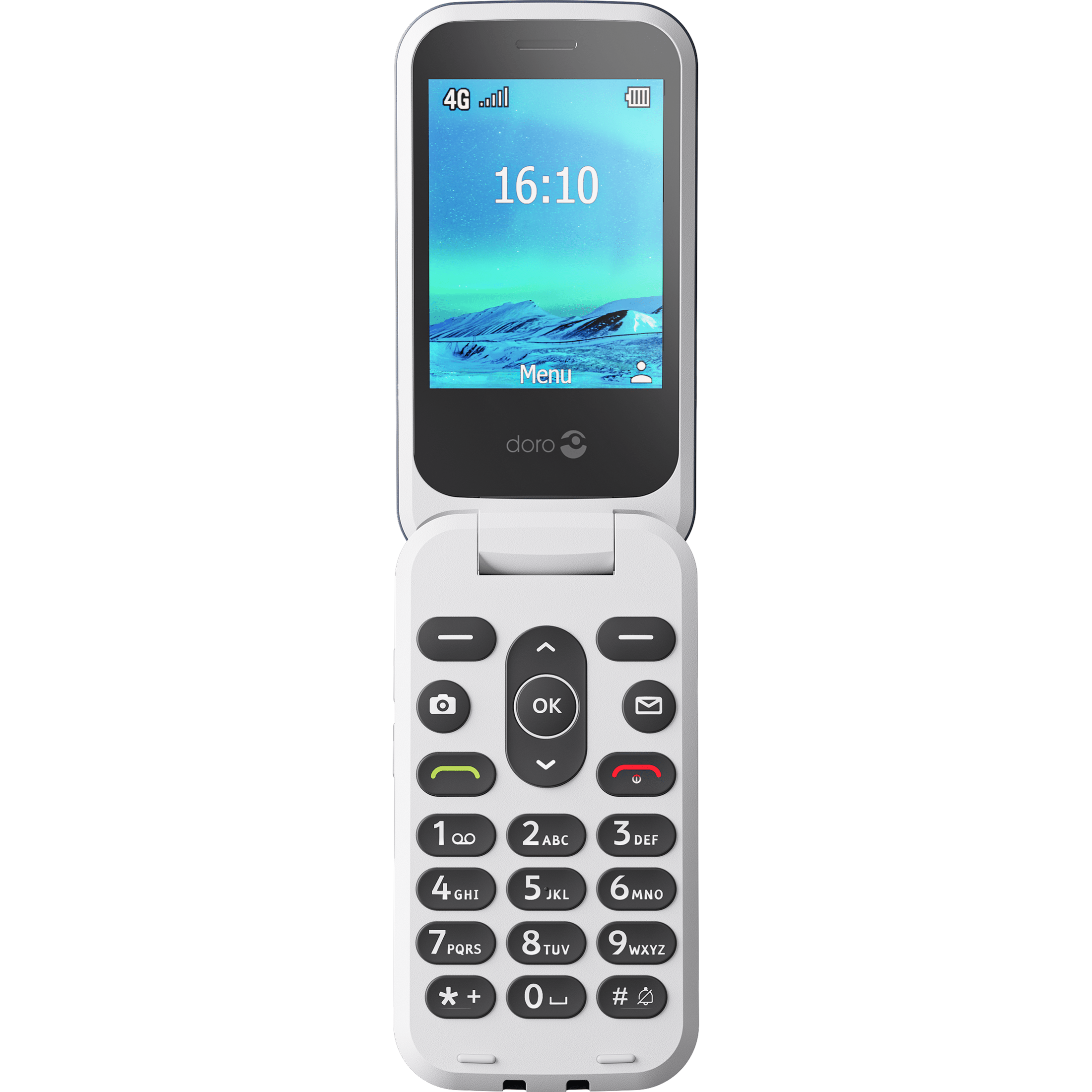 Doro 2821 Mobile Phone, Blue/White