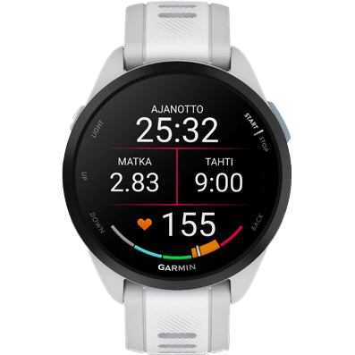 Garmin Forerunner 165 mist gray/whitestone