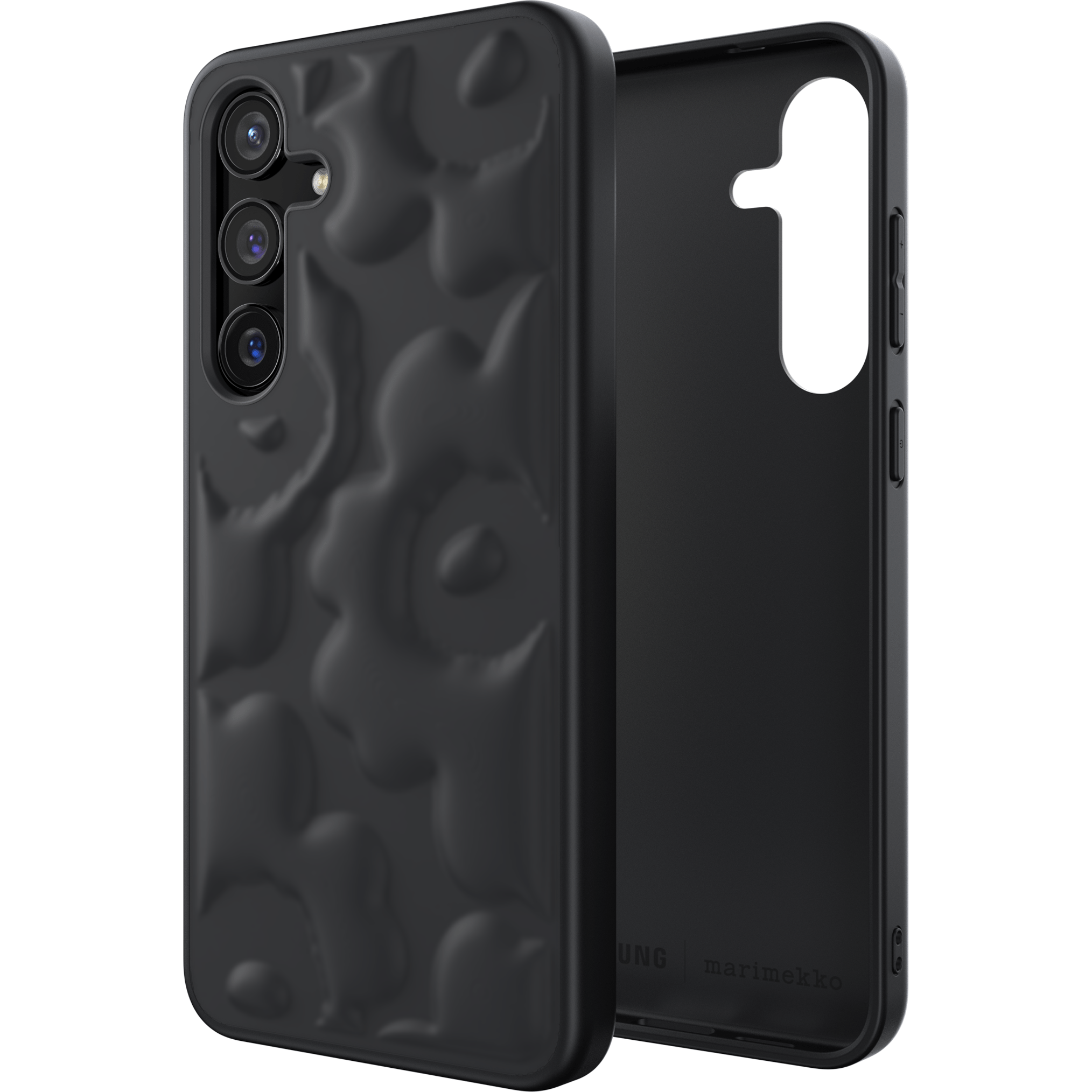 Samsung X Marimekko Embossed Case for Galaxy S24+, Black