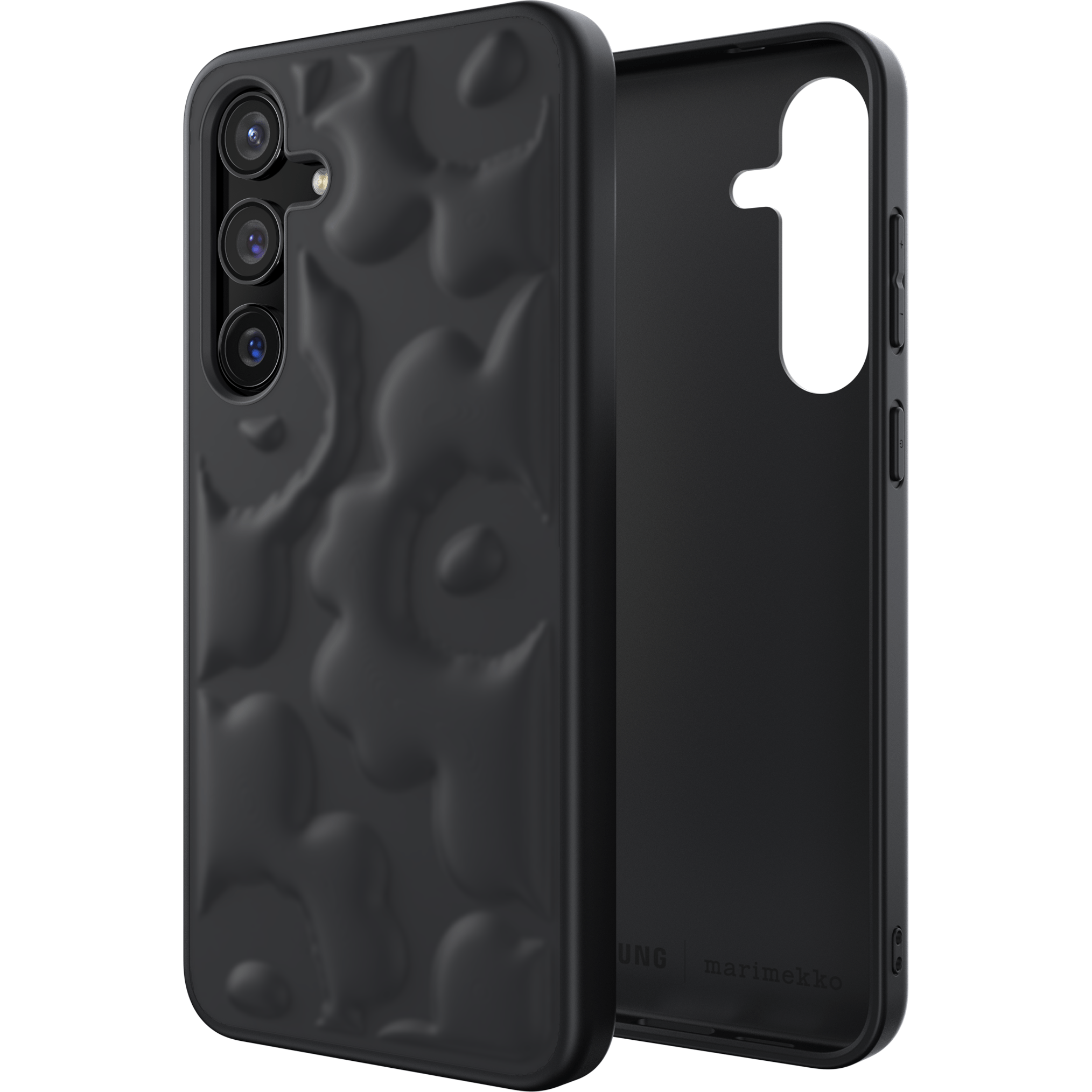 Samsung X Marimekko Embossed Case S24+ Black