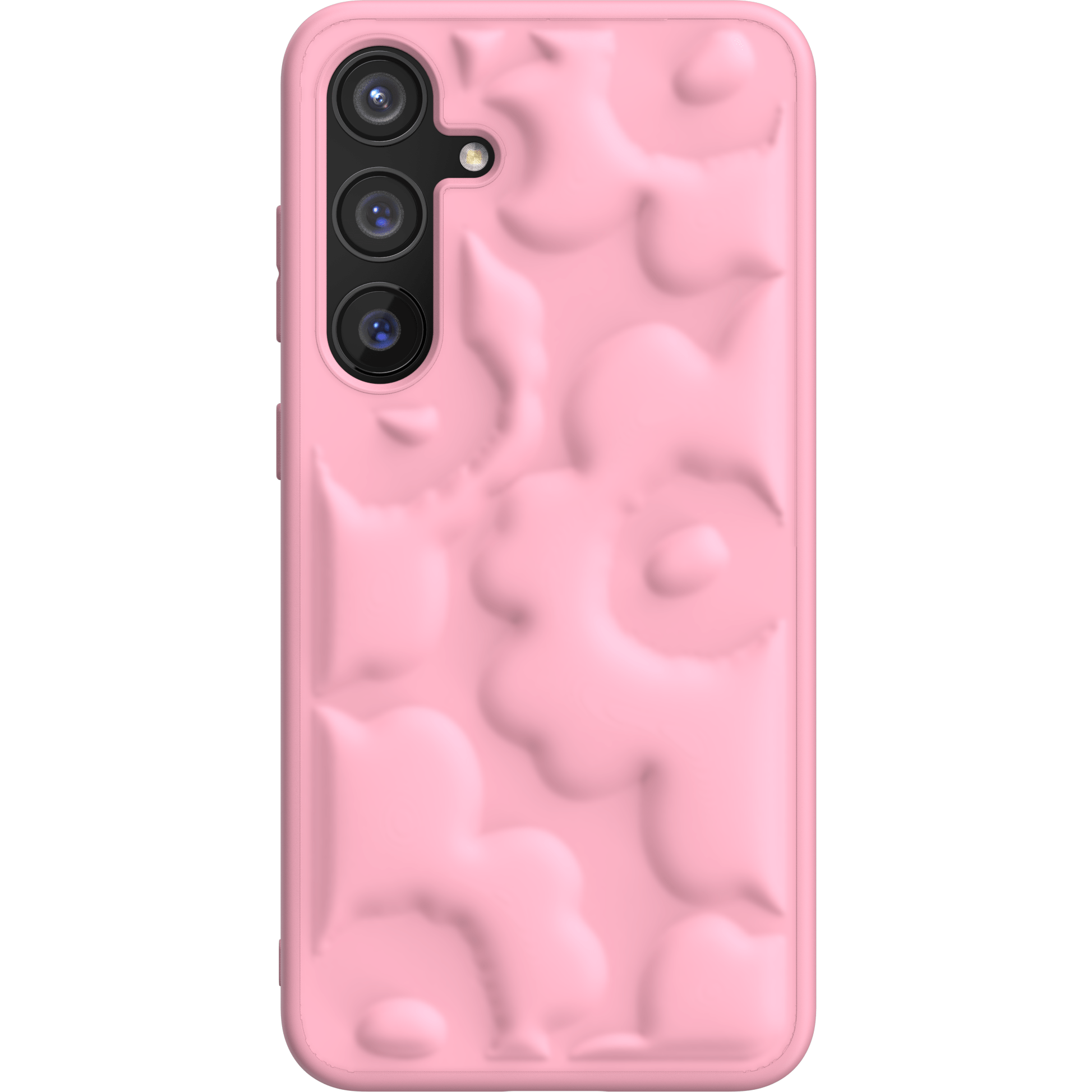 Samsung x Marimekko Embossed Case, Samsung Galaxy S24+, Pink