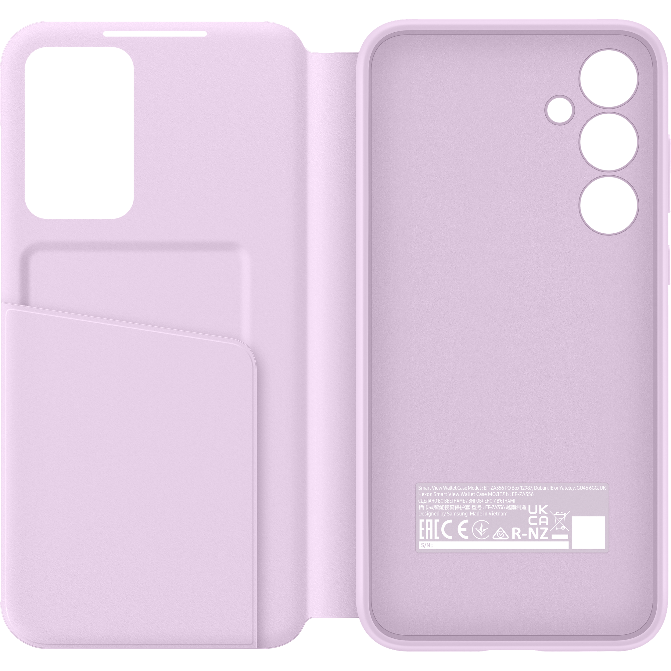 Samsung Smart View Wallet Case A35 Lavender