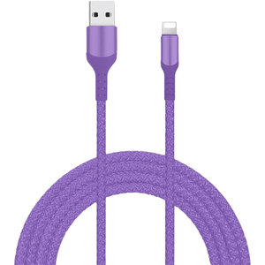 Latausjohto USB-lightning, 2m, lila Livia