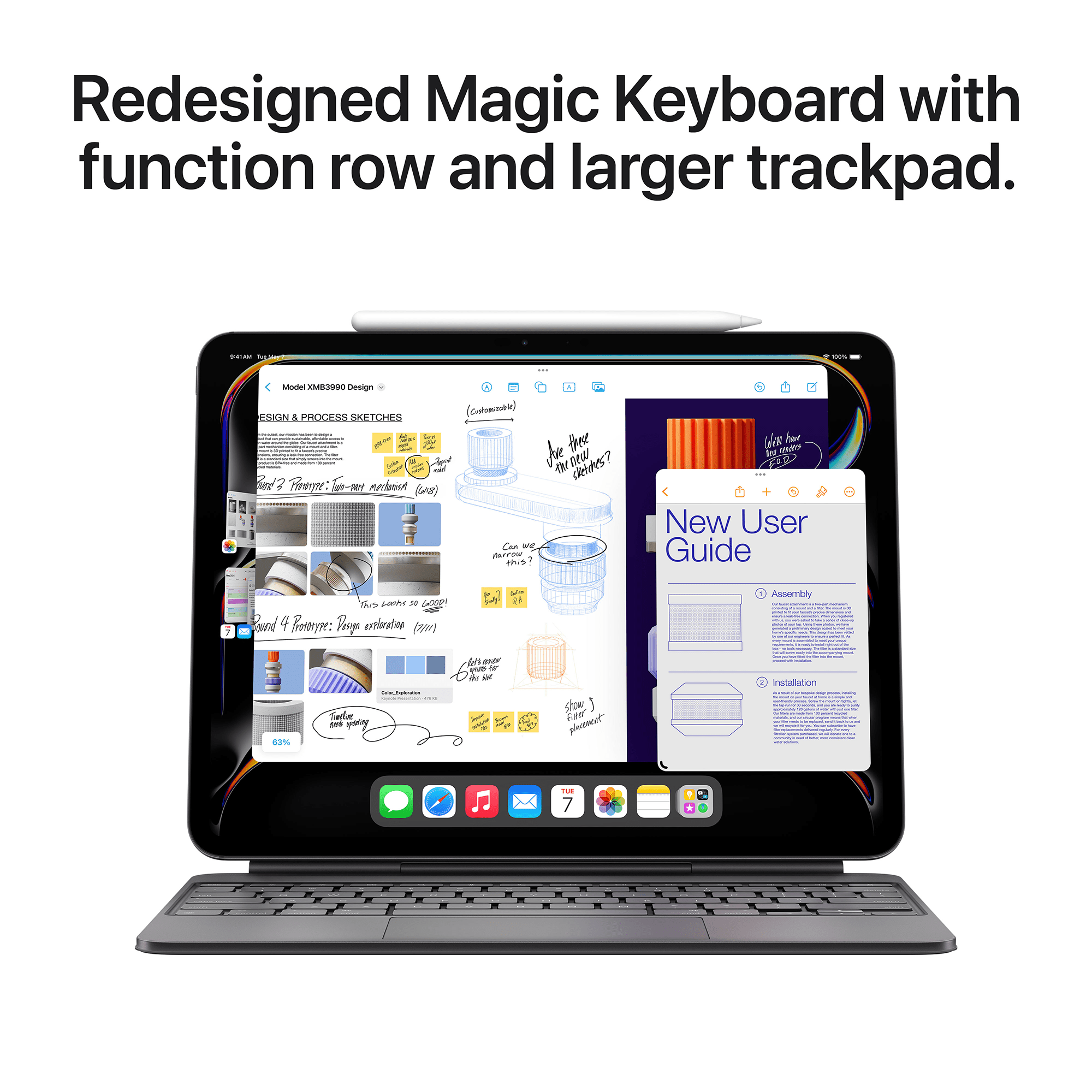 Apple iPad Pro 13-inch M4 512GB WiFi 2024, Standard Glass, Space Black