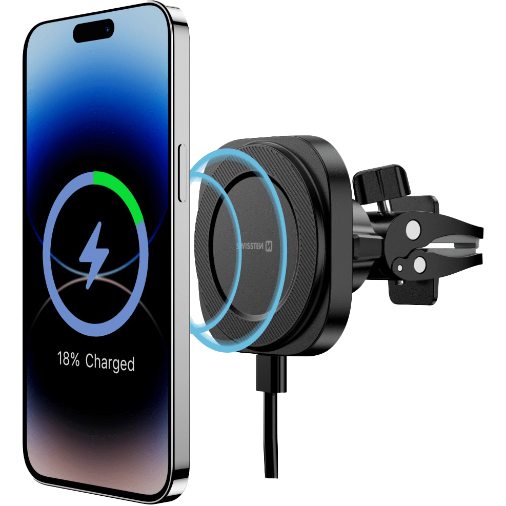 Swissten autoteline MagSafe 15W