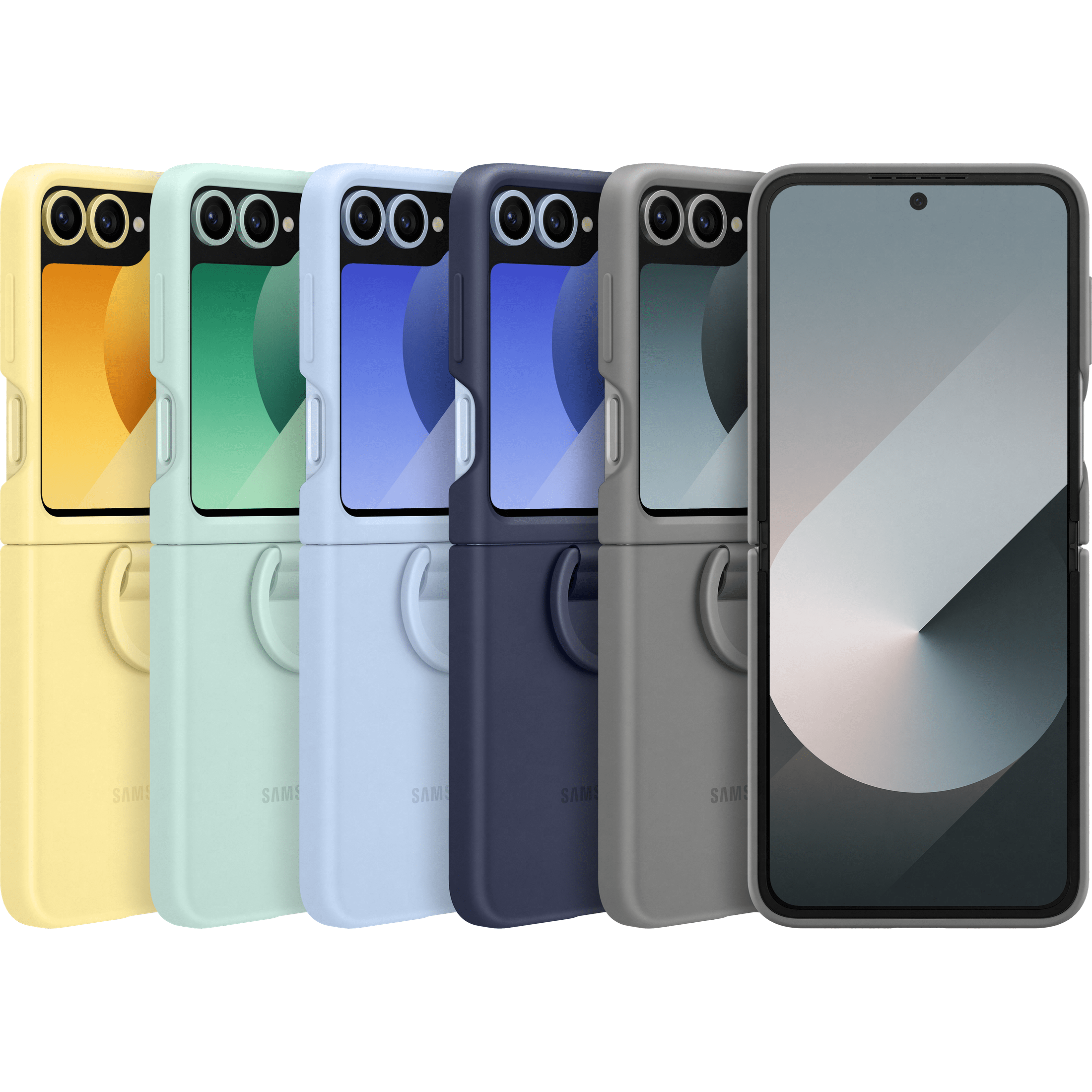 Samsung Silicone Cover for Galaxy Z Flip6, Yellow