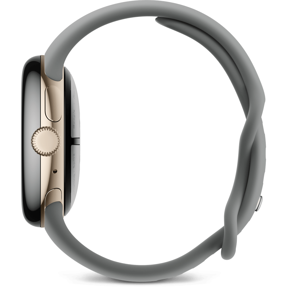 Google Pixel Watch 3 LTE Smartwatch, 41 mm, Champagne Gold / Hazel