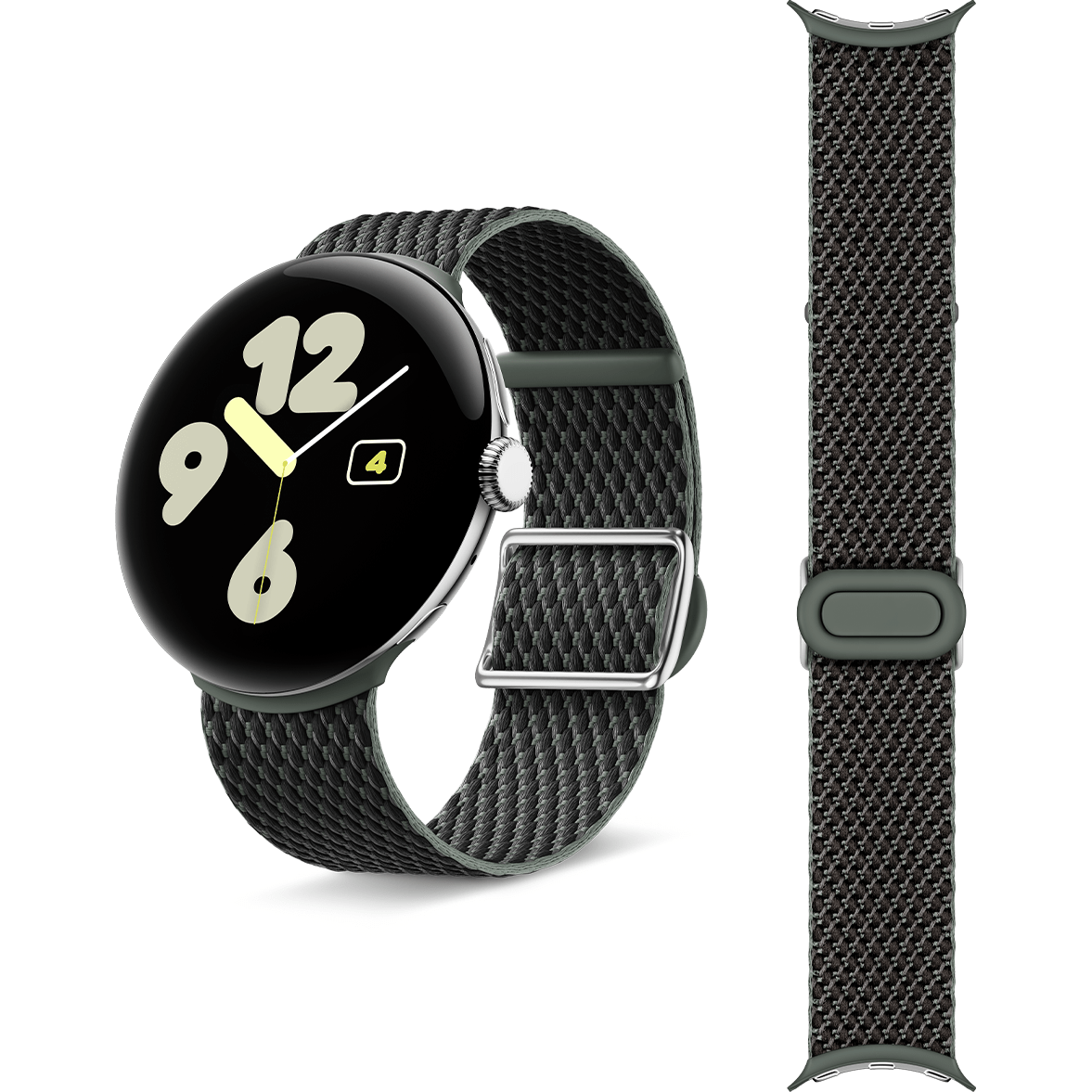 Google Pixel Watch Band 41mm Woven, Ivy