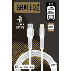 Grateq Pro USB-A to Lightning Cable 1.5m