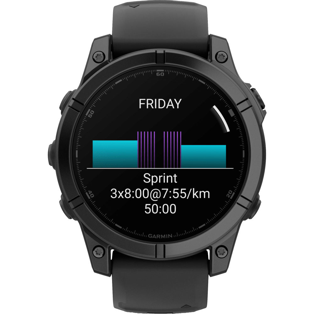Garmin Fenix E AMOLED Smartwatch, 47 mm, Slate Gray Steel