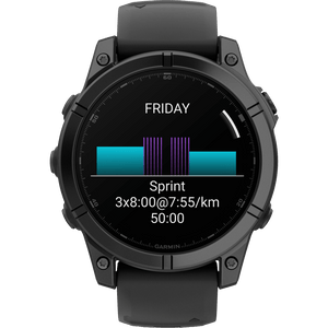 Garmin Fenix E AMOLED Smartwatch, 47 mm, Slate Gray Steel