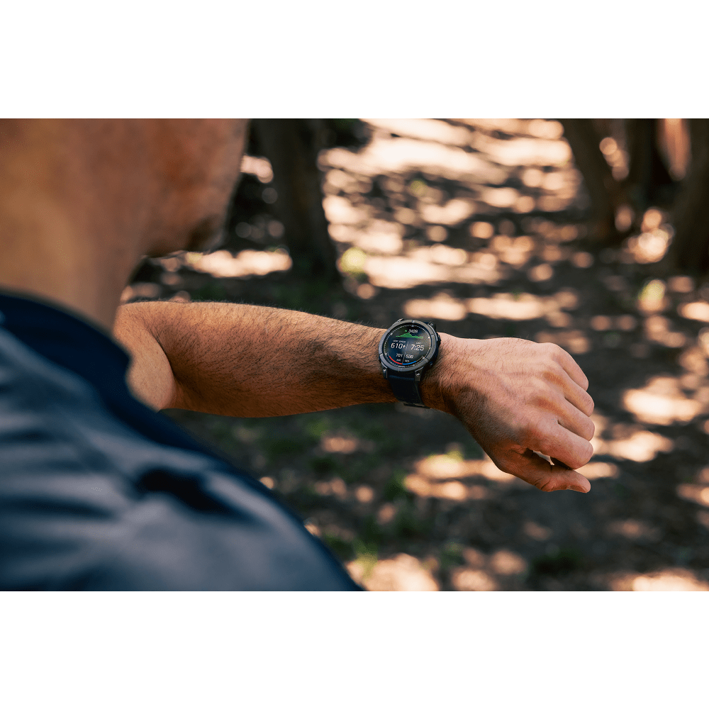 Garmin Fenix E AMOLED Smartwatch, 47 mm, Slate Gray Steel