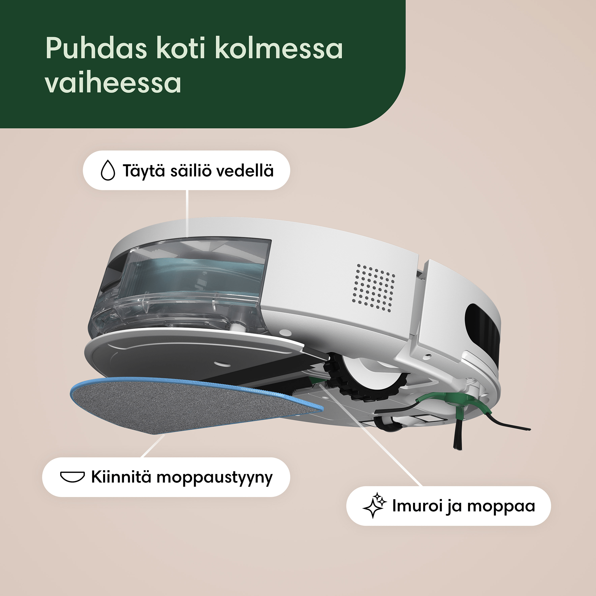 iRobot Roomba Combo Essential Robot Vacuum