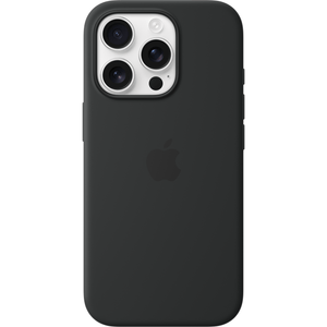 iPhone 16 Pro Silicone Case with MagSafe - Black
