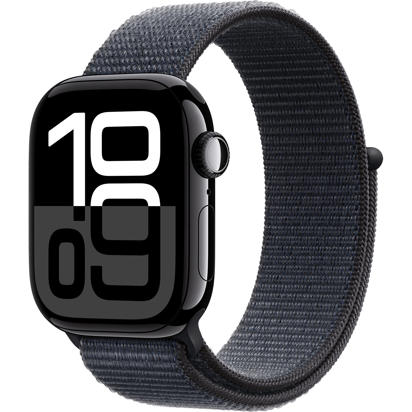 Apple Watch Series 10 GPS + Cellular 42 mm , Black aluminum case and ink sports band