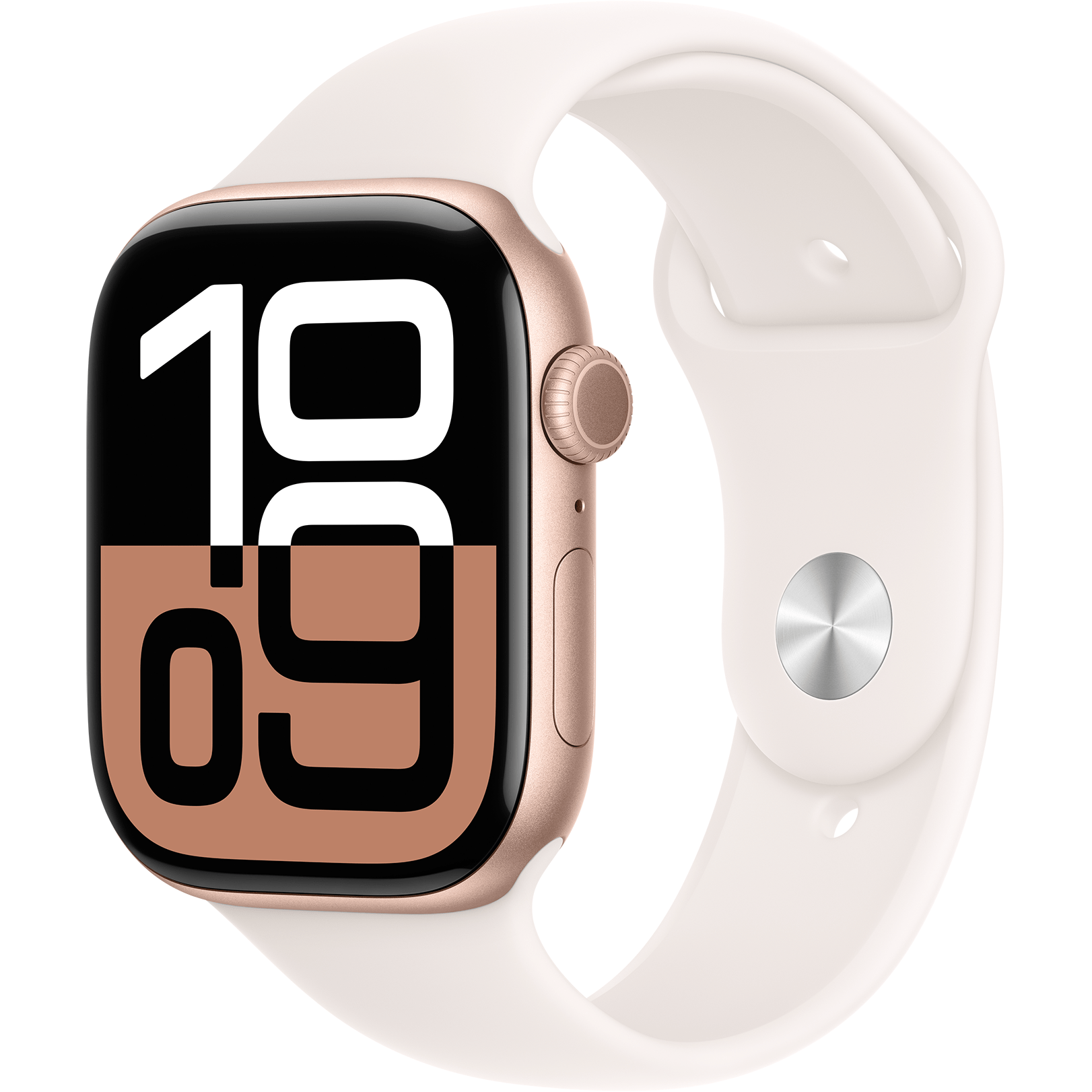 Apple Watch Series 10 GPS+Cell 46mm , M/L, Rose Gold Alum Case and Blush Sport Band