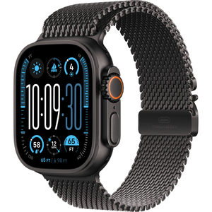 Apple Watch Ultra 2 49mm, Black Titanium, Black Milanese Loop, L-size