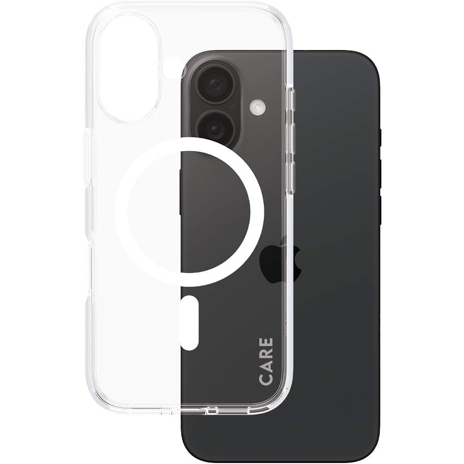 Care by PanzerGlass Urban Combat MagSafe -Case for iPhone 16, White Magnet