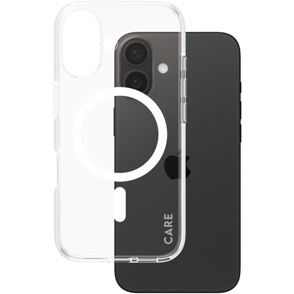 Care by PanzerGlass Urban Combat MagSafe -Case for iPhone 16, White Magnet