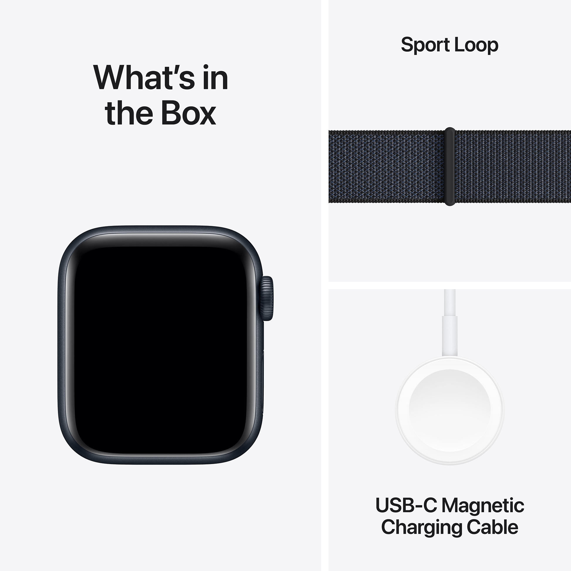 Apple Watch SE GPS 40mm , Sport Loop Band, Midnight Blue