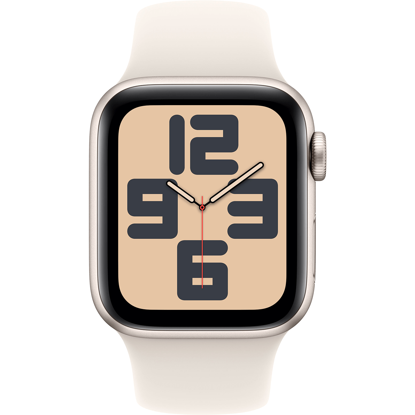 Apple Watch SE GPS + Cell 40 mm , Aluminum Case with Sport Band, Starlight, S/M
