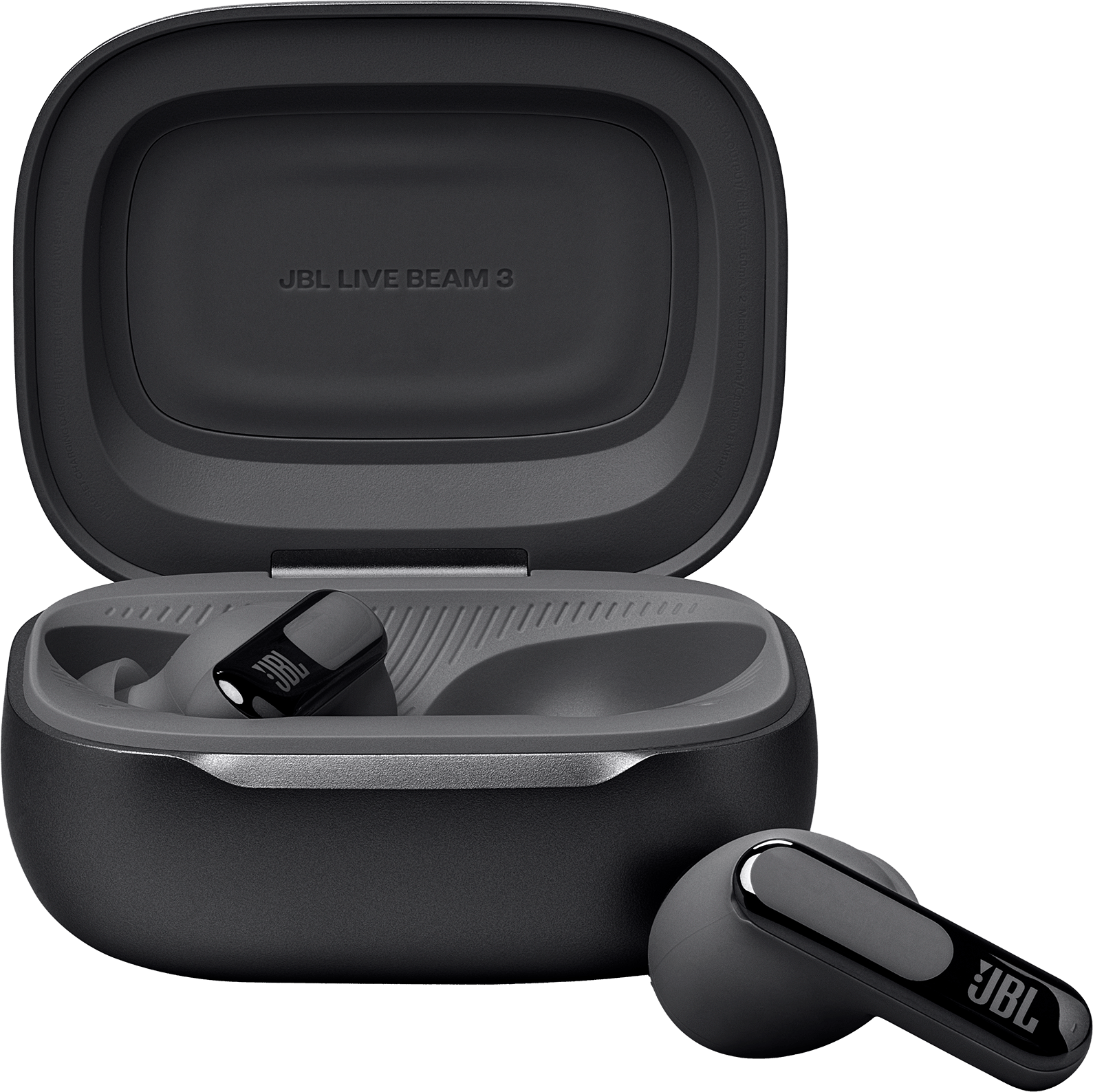 JBL Live Beam 3 Noise-Cancelling In-Ear Headphones, Black