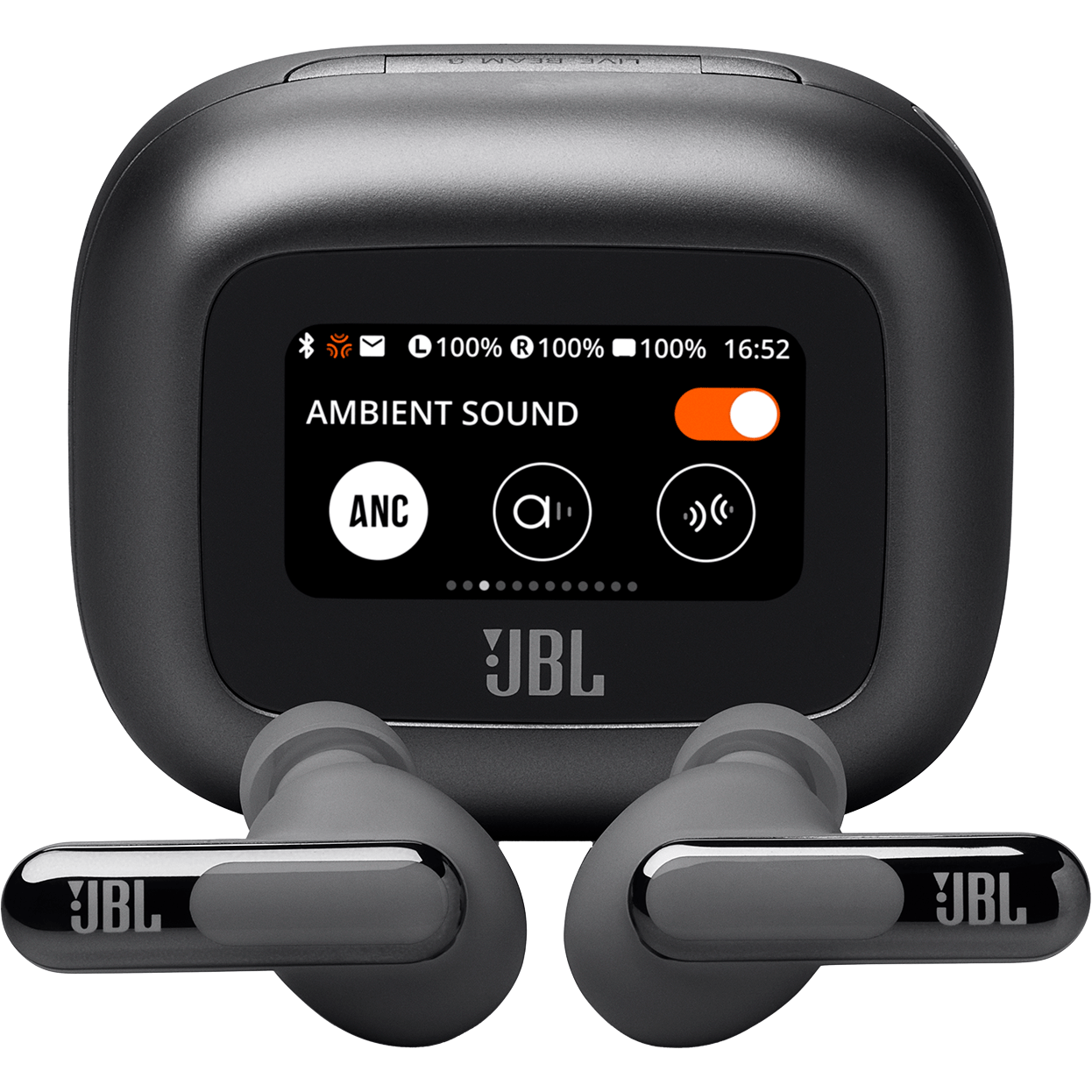 JBL Live Beam 3 Noise-Cancelling In-Ear Headphones, Black