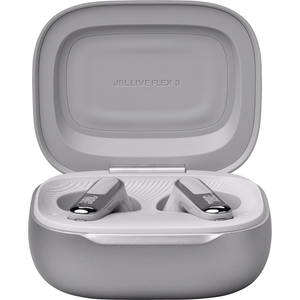 JBL Live Flex 3 Wireless Noise-Cancelling Earbuds, Silver