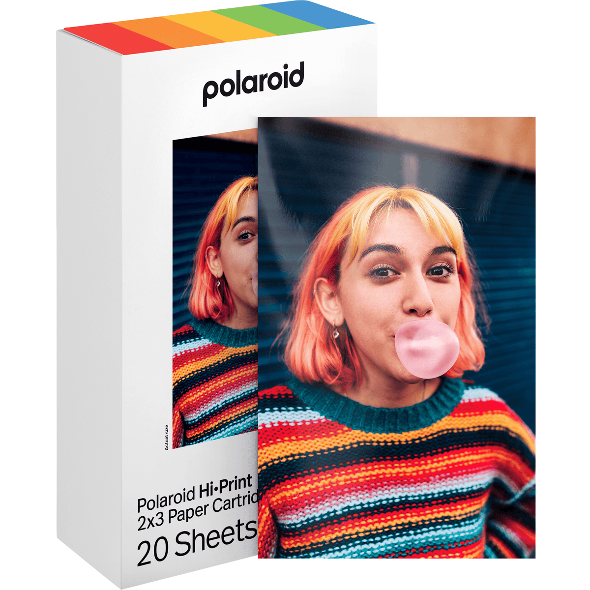 Polaroid Hi-Print 2x3 Paper Cartridge, 20 Sheets