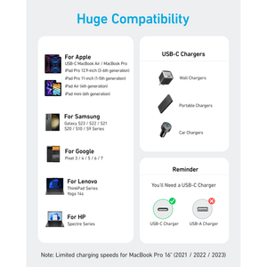 Anker 310 USB-C to USB-C Cable 1.8M Braided 240W