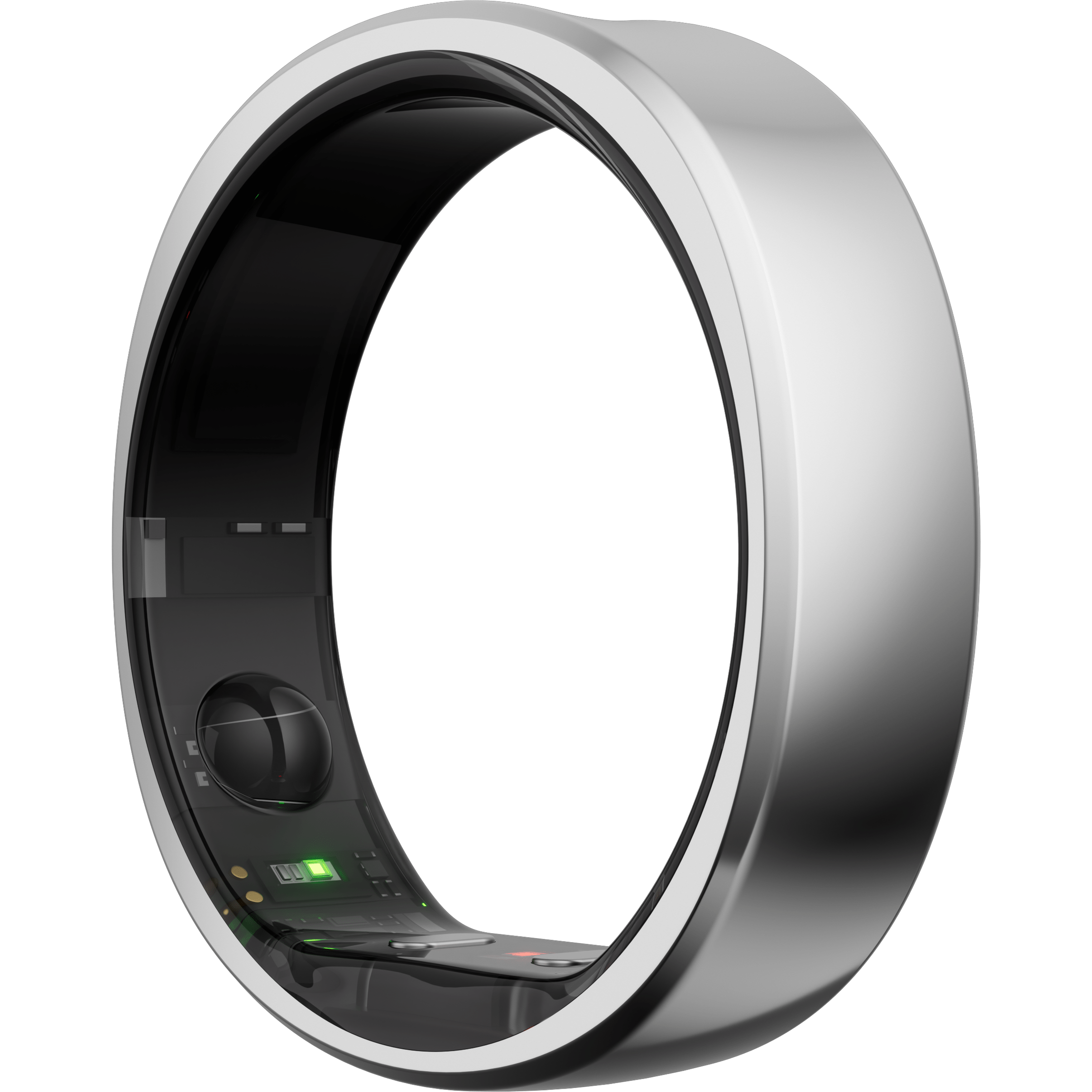 RingConn Smart Ring Gen 2, Size 6, Silver