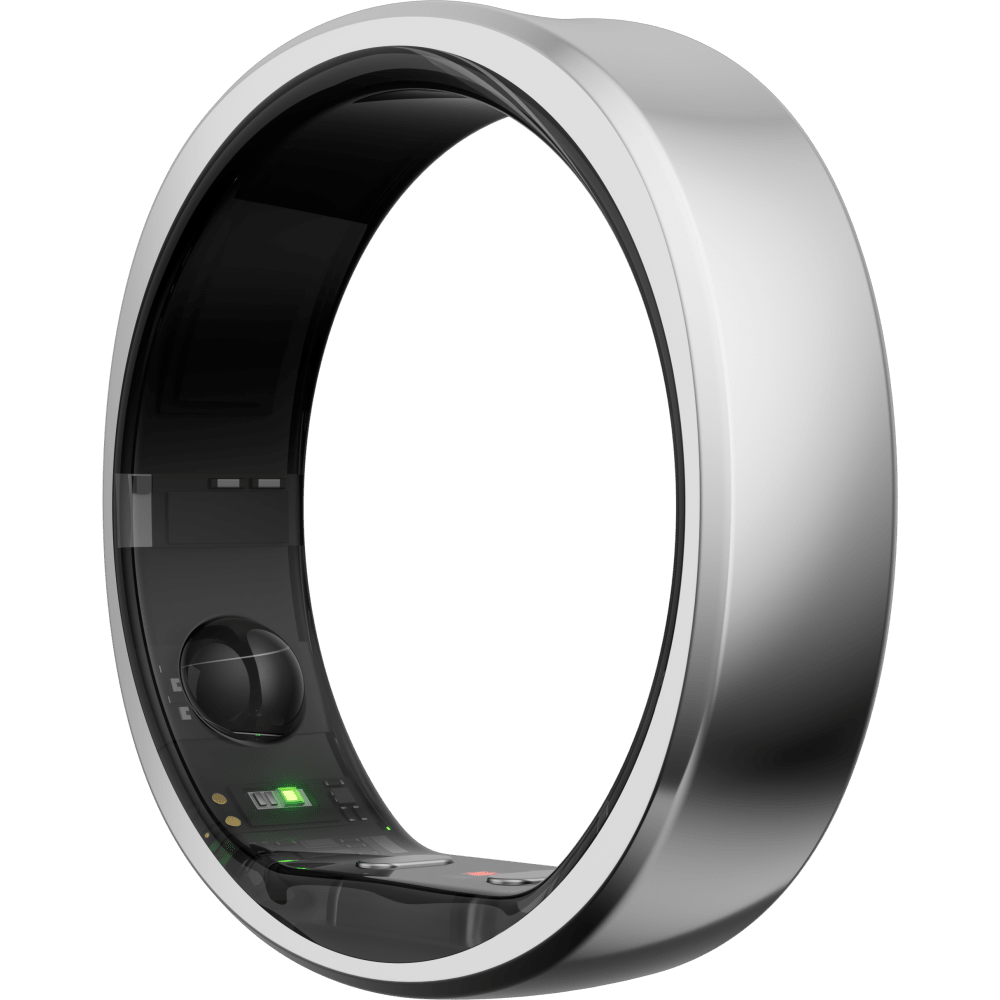 RingConn Smart Ring Gen 2, Size 6, Silver