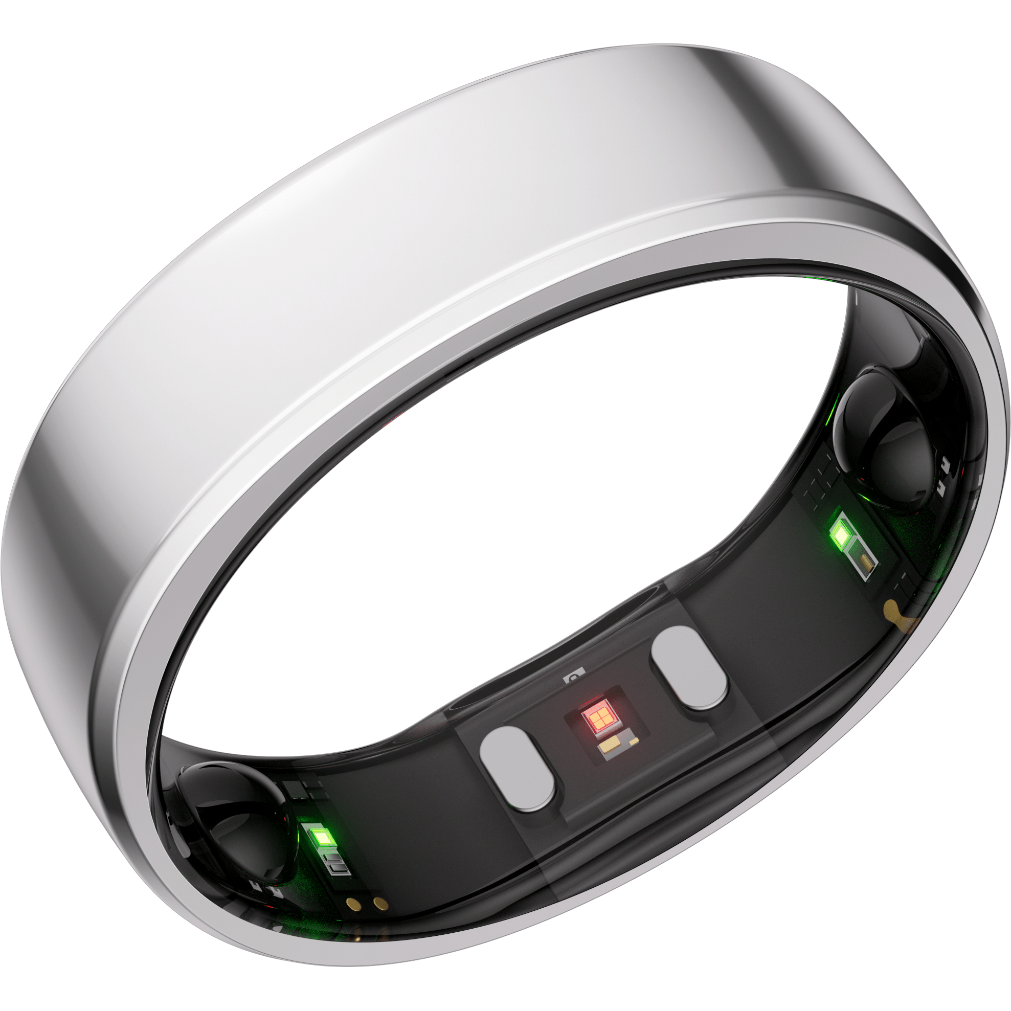 RingConn Smart Ring Gen 2, Size 6, Silver